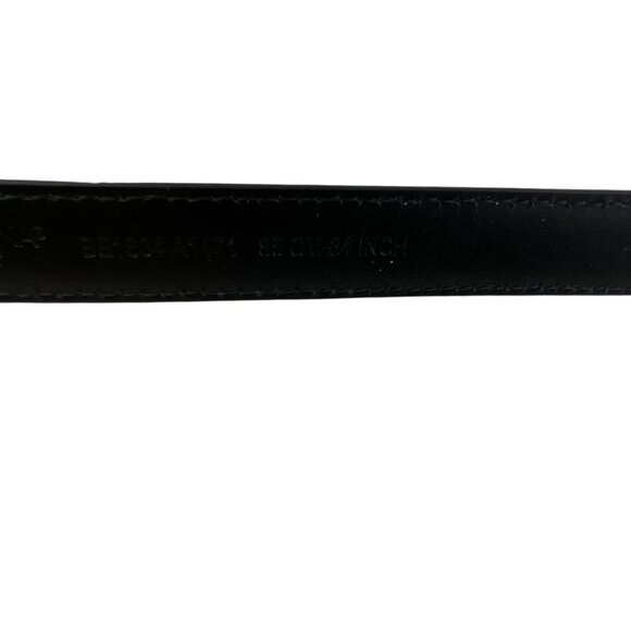 Dolce&Gabbana Women\'s Black Belt With Pendant Charm Embellished Sz 85 cm